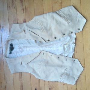 Ivory vest